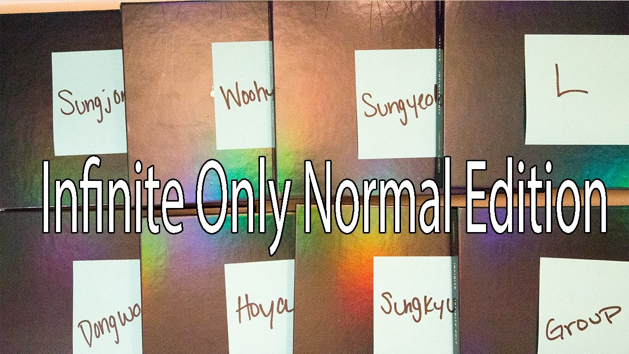 Unboxing Infinite Mini Album Vol 6 Infinite Only Normal Edition All Member Copies Youtube