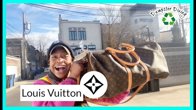 Check out this ridiculous Louis Vuitton trash bag