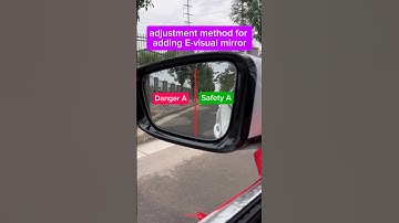 properly adjust your rearview mirror for the best viewing angle #carmirror #adjustment