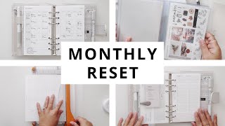 Planner Reset // How I Reset and Refresh My Planner for a New Month