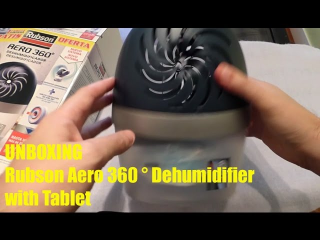 Unboxing Rubson Aero 360 ° Dehumidifier with Tablet 