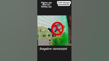 Balcony Bird net  - pigeon Net installation   Bangalore  - call  9400490326