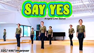 Say Yes - Line Dance / Improver😘아름다운 음악 너무 좋아요