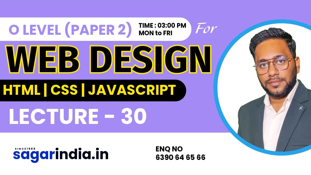 Web designing(CSS Class) Lec -30 | Basic to Advance| Complete Course ...