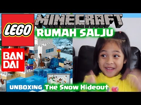 LEGO Minecraft Village | LEGO Minecraft Set Review & Speed Build. 