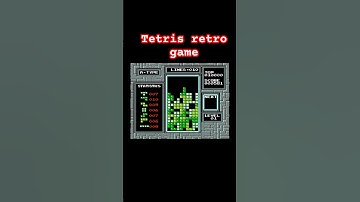 Tetris Retro game #retrogaming #games