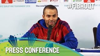 France v Philippines - Press Conference - 2016 FIBA Olympic Qualifying Tournament