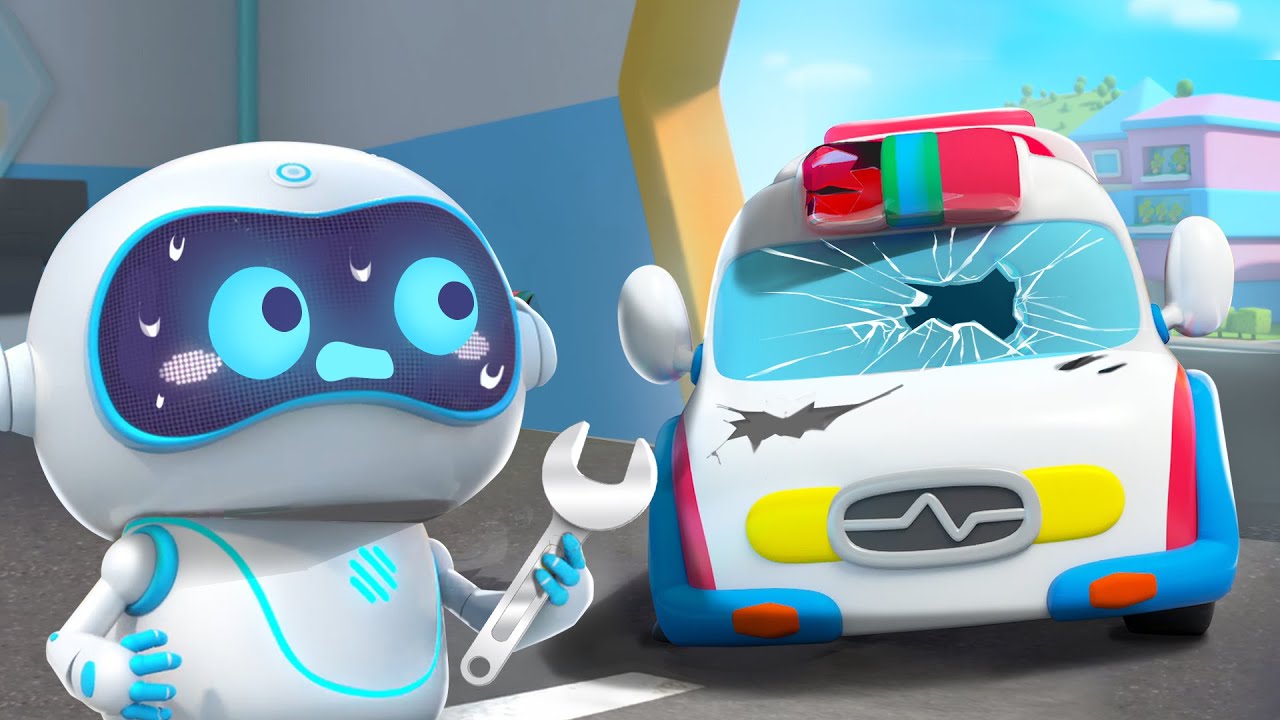 Ambulance is Broken Monster Truck Kids Song BabyBus Cars World