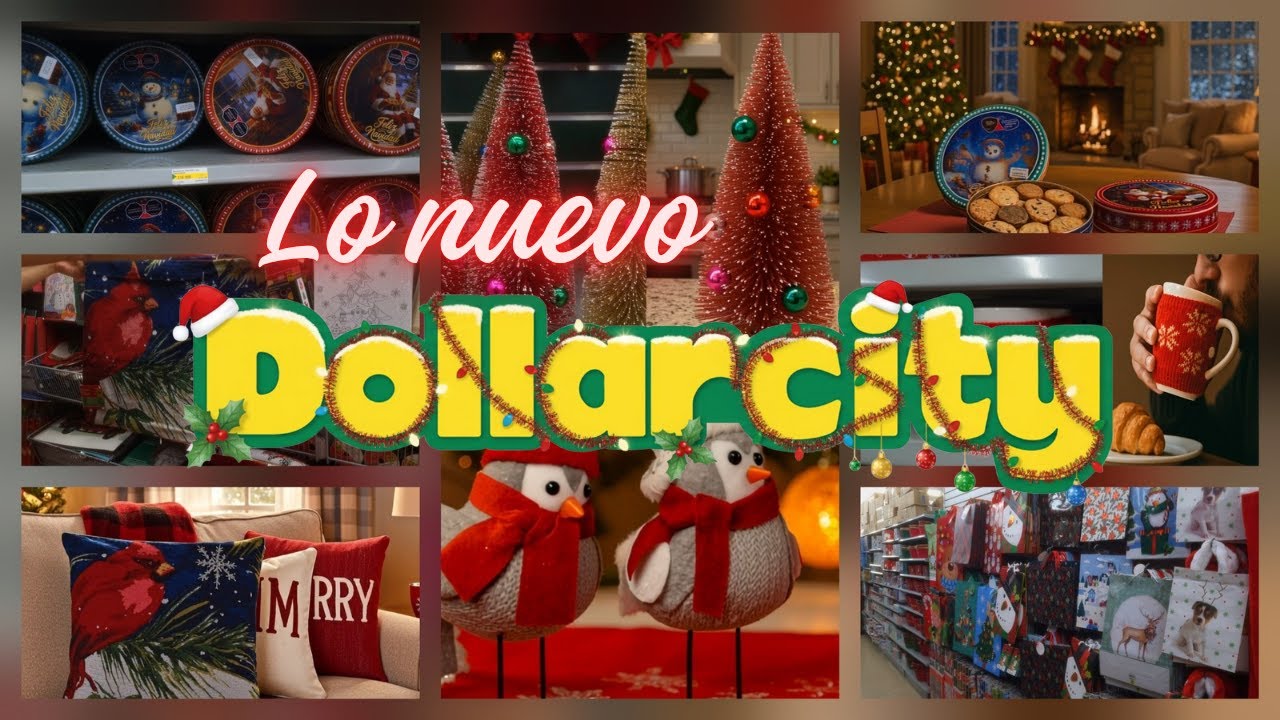 🎅 ¡Llegó la Navidad a DOLLARCITY 2025! 🎄 Nuevos productos y decoración navideña ✨