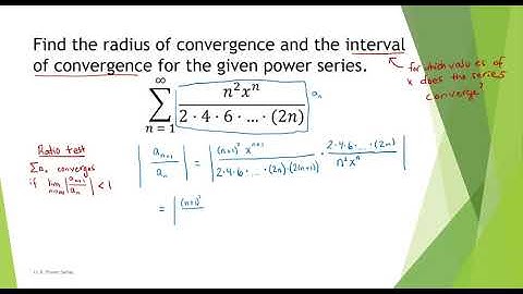 11.8  Radius & Interval of Convergence Example 1