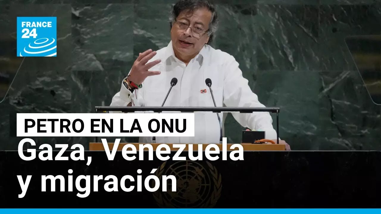 "Trump es cómplice del genocidio en Gaza": Gustavo Petro en la Asamblea ...