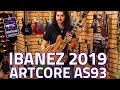 Ibanez 2019 artcore as93 expressionist semihollow demo