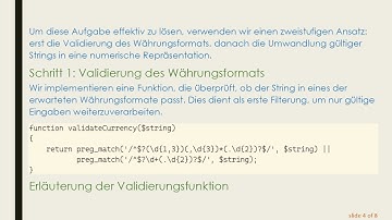 Wie man Währungsstrings in PHP sicher zusammenaddiert
