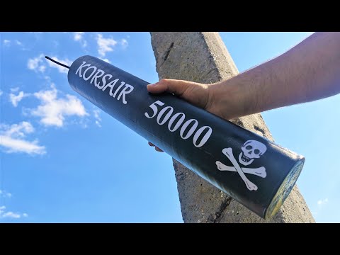 Петарда Корсар 50000☠️ VS Бетонный Столб💥