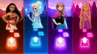 let it go vs do you want to build a snowman vs how far I'll go vs I see the light Android gameplay