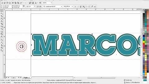 Texto em 3D com Corel Draw