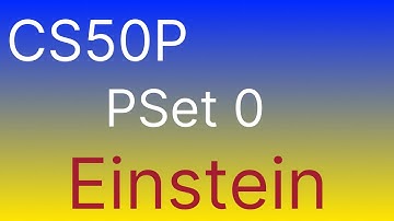 CS50P Problem Set 0 Einstein 2024