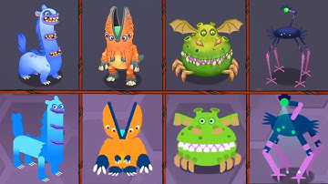 ALL Ethereal Workshop  Vs Geometry Dash Island | My Singing Monster