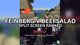 Feinberg V BeefSalad - Split Screen Ranked MCSR