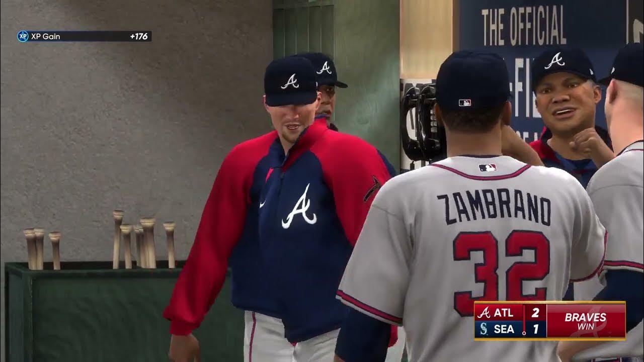 LISTEN TO HOW QUIET THE CROWD GETS! Braves Smother M's 21 & Tie Series
