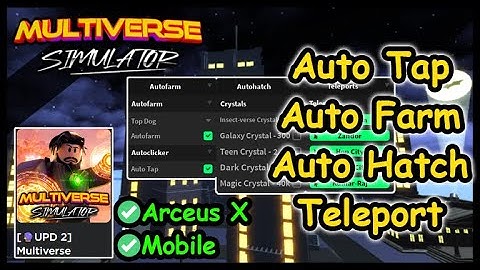 Roblox Multiverse Fighters Simulator Script EP.2 - AutoFarm GUI & More 2022
