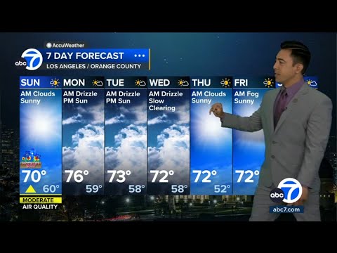 Mother's Day weekend forecast: SoCal to see mild temperatures through Monday