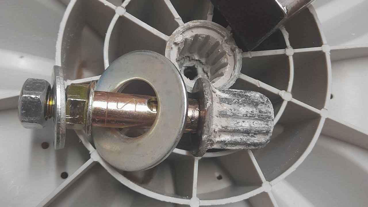 Cara nak tarik pulsator gear nut mesin basuh