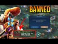 BANNED FOR 4 MINS?? | Enemy Team Reported Me and this is what happen!! MLBB