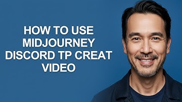 How to Use Midjourney Discord Tp Creat Video - KevinHowTo