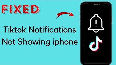 How to fix tiktok notifications not showing iphone / Tiktok notifications not working / 2024