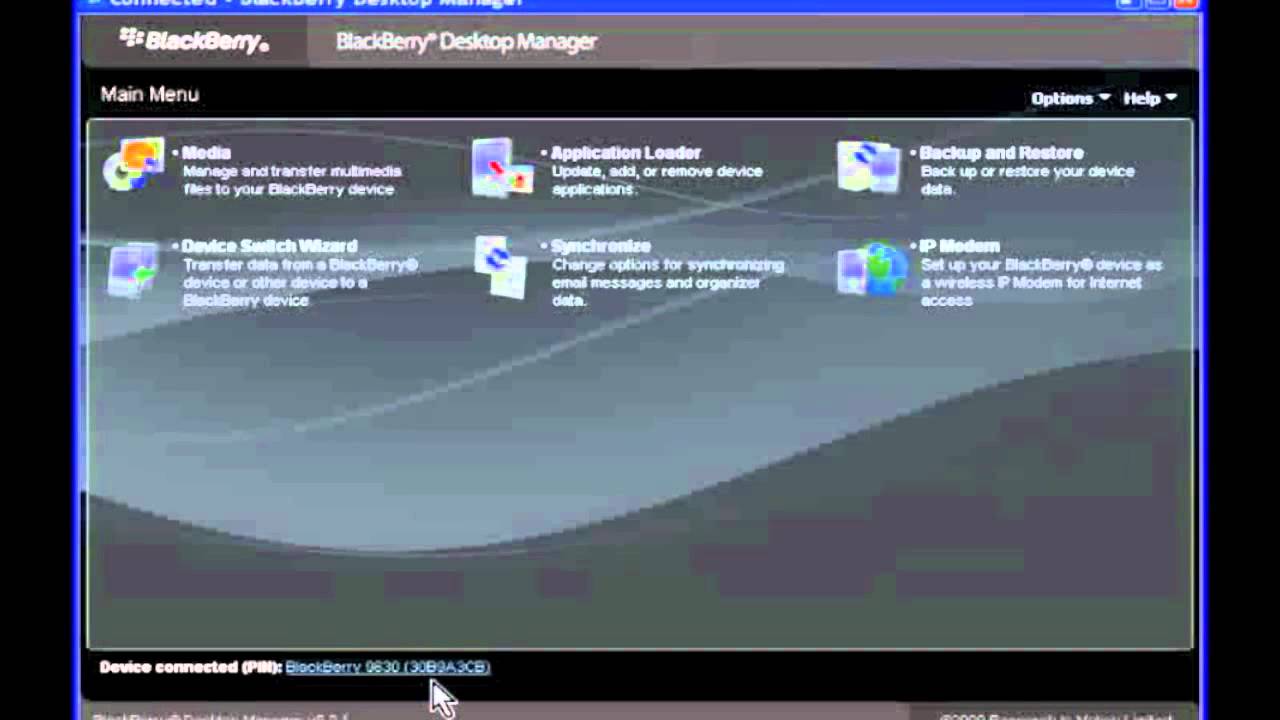 Blackberry - Backup & Restore