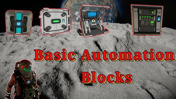 Basic Automation Blocks Without Programmable Blocks EP 21 - Space Engineers Automatons 2023 Tutorial