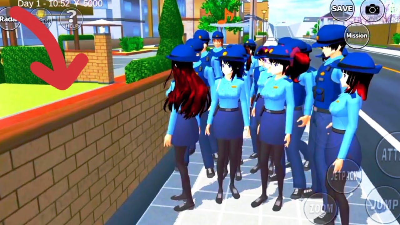 Police Team Ka Full City 🚓🚔Tour | Sakura School Simulator 🔥 C