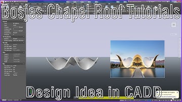 AutoCADD Modeling Bosjes Chapel Roof Tutorials