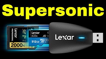 Ultra Fast Card Reader! Lexar Multi-Card 2-in-1 USB 3.1 Reader, SD , MicroSD, SDHC, SDXC, UHS-II