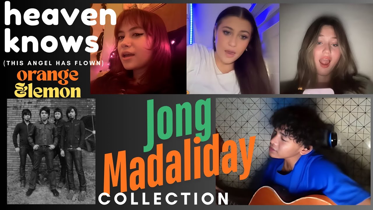 🎶 Jong Madaliday Collection ☁️💔  Heaven Knows (This Angel Has Flown) Orange & Lemons