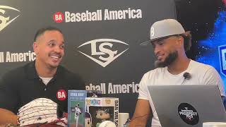 Luis Guerrero of the Red Sox Joins the Prospect Pad During 2023 All-Star Weekend