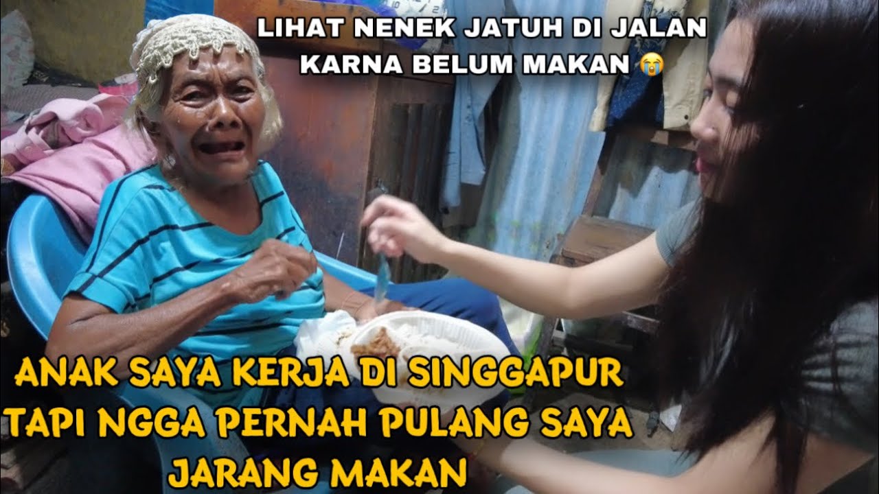 LAGI JALAN SAMA ELISKA LIHAT SEPASANG LANSIA JATUH DI TEPI JALAN KARNA LAPAR YA ALLAH😭
