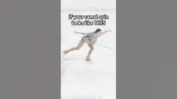 How to improve your camel spin as a figure skater!⛸️✨#figureskating #iceskating #short #sports #ice