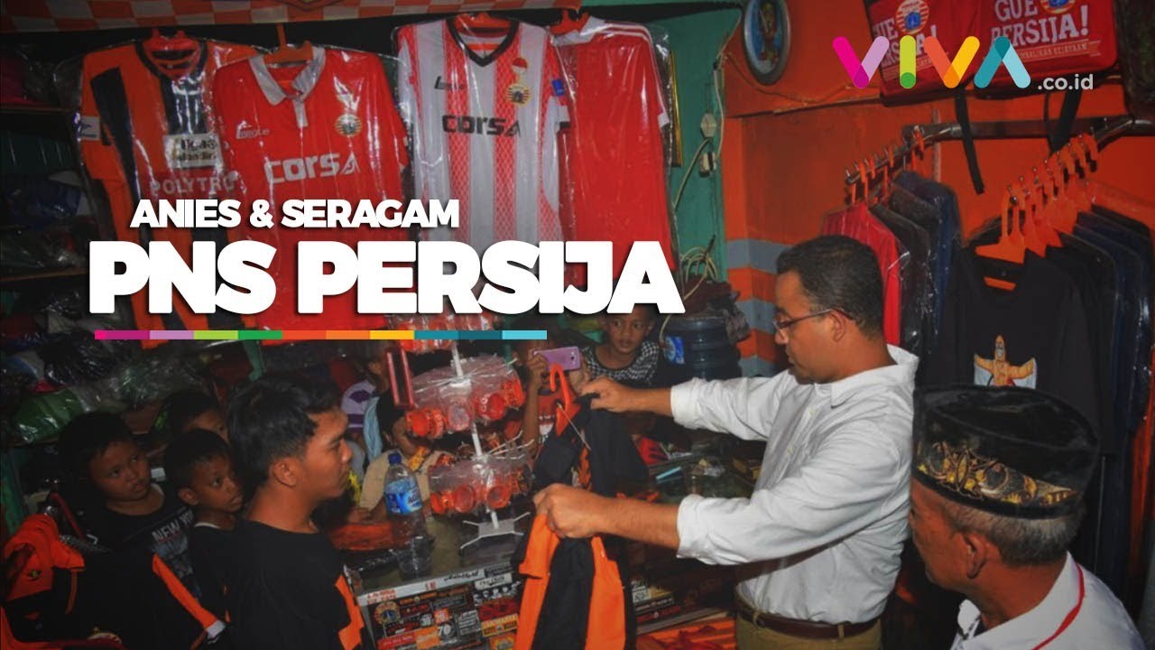 Anies Baswedan Soal Aturan  PNS  Pakai Baju  Persija YouTube