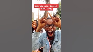SIGN LANGUAGE LESSON: WHAT TIME / VIDEOCHAT #signlanguage #asl #learning #fup #exploreshorts #shorts