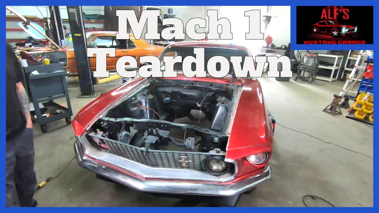 社畜のマスタング兄さん 1969 Mach 1 Project - Episode 4 - Disassembly Continues - YouTube