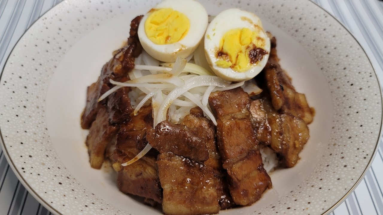 BRAISED PORK BELLY | CHASHU RICE EASY RECIPE - YouTube