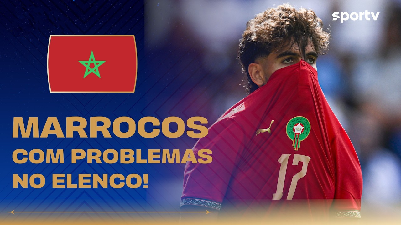 MARROCOS TEM DESFALQUE PARA O JOGO CONTRA O BRASIL | TÁ NA ÁREA | sportv