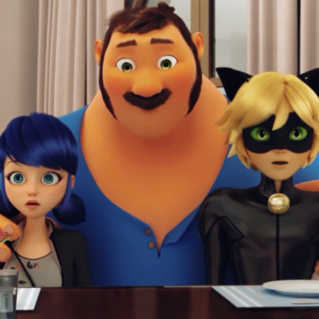 CAT NOIR NÃO GOSTOU DA COMIDA DO PAI DA LADYBUG #shorts
