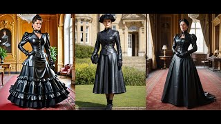 Edwardian Leather Dresses Daring Yet Delicate