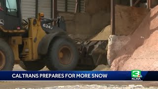 Caltrans prepares Sierra roads for yet another storm