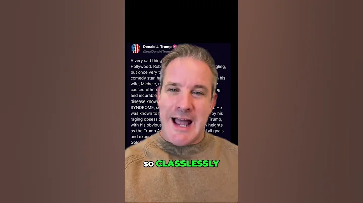 Trump’s Classless Tweet About Rob Reiner #breakingnews #shortsfeed