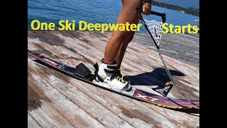 Deepwater Start Slalom Ski Water Skiing