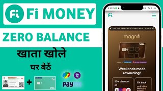 Fi Money Bank Account Opening 2026 | Fi Money Zero Balance Account Opening Online